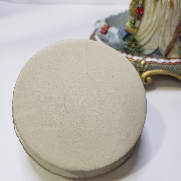 Vintage Santa Claus Candle Holder with Lid Fits Yankee Candle Large - Picture 8 of 8